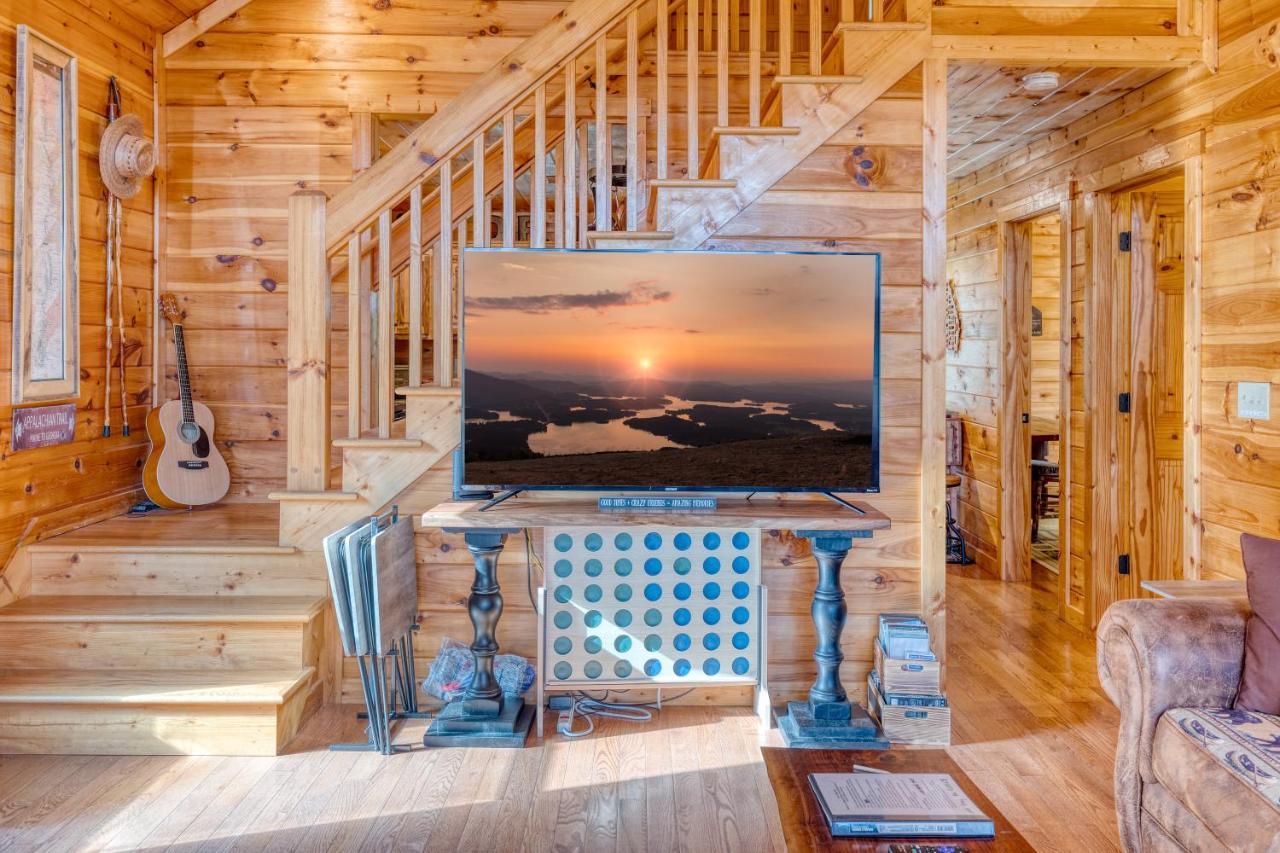 Trout N' About Your Blue Ridge Mountains Retreat, Hot Tub + Game Room! Ellijay Kültér fotó